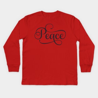 peace Kids Long Sleeve T-Shirt